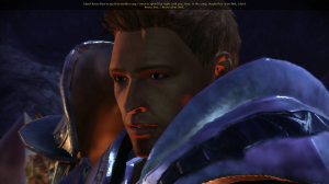 Alistair gives me his sexyface. 