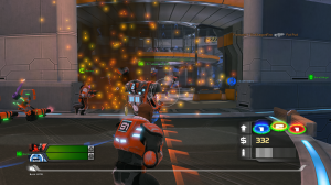 The explosions in the game are fine, but I like that they obscure what is going on behind them for a brief period.  