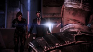 Anderson resists the indoctrination, but Shepard cannot, and is compelled to shoot him.